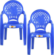Kids Stackable Plastic Chair with Armrest Set of 2 – Indoor & Outdoor