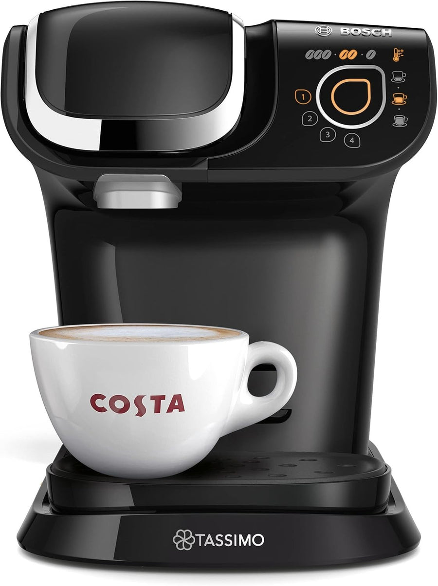 Pod Coffee Machine 1.3L Auto Clean Programmable Slim Design 1500W Espresso Maker