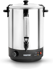 Electric Catering Urn Hot Water Boiler 30L Stainless Steel Keep Warm