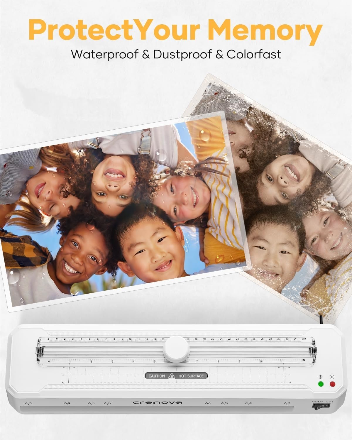 A3 Laminator 13in Hot Cold Machine with Cutter Fast Jam Free