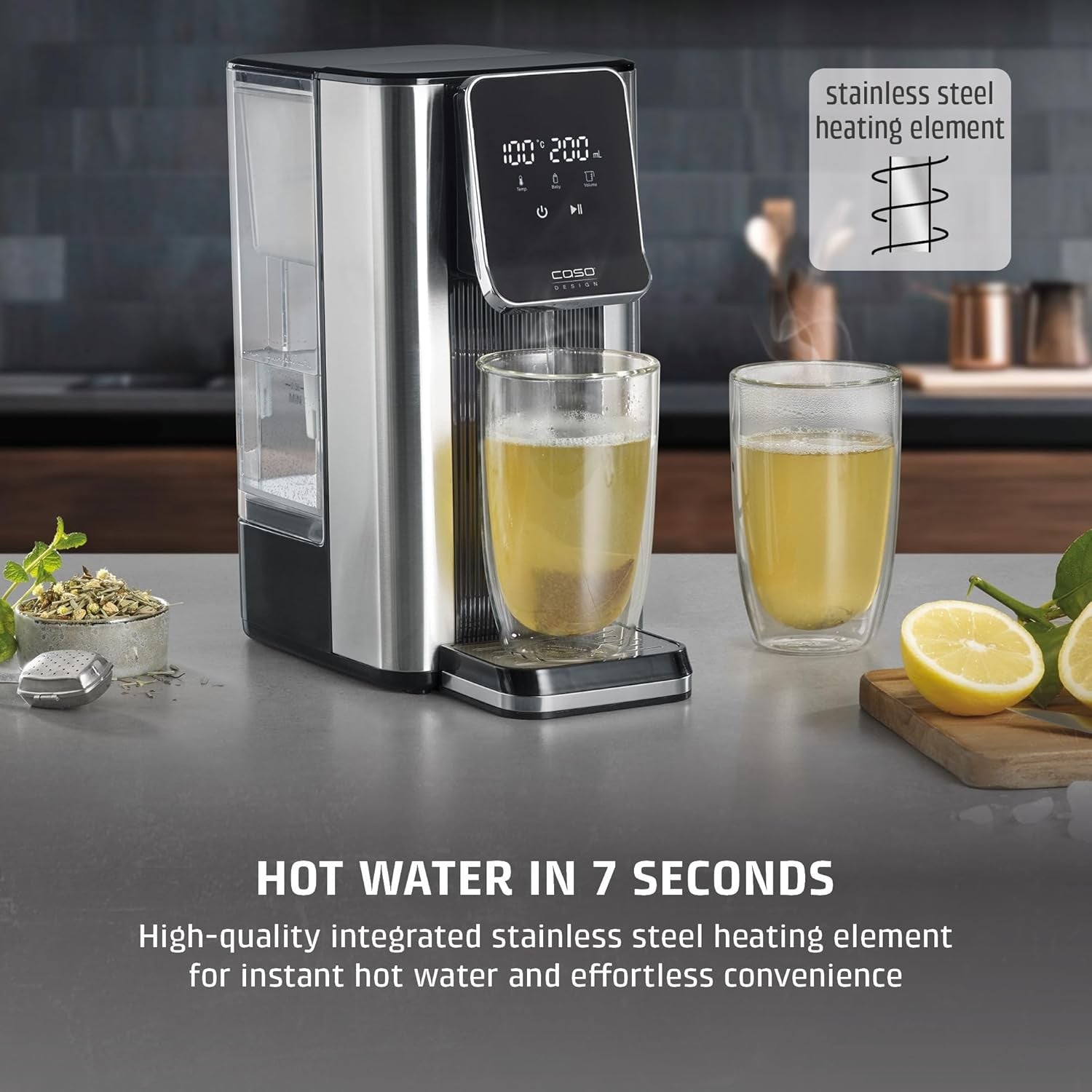 Instant Hot Water Dispenser 2.5L One Cup Boiler 13 Temp Touch Control