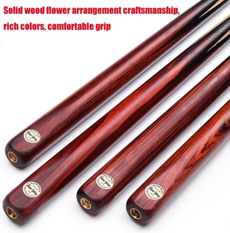 57in One Piece Snooker Pool Cue 19oz Ash Wood 10.2mm Tip Pro
