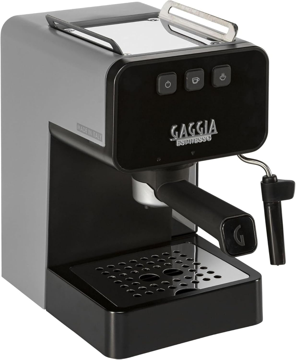 Manual Espresso Coffee Machine 1.2L | Steam Milk Frother | Compact Barista Maker