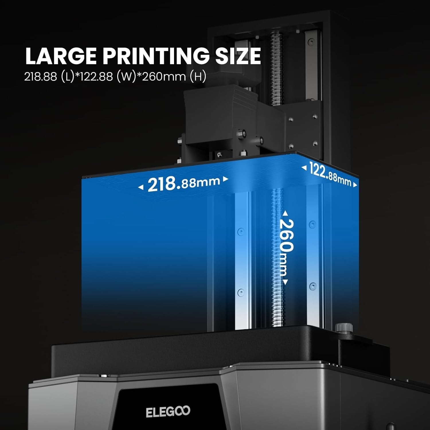 12K Resin 3D Printer 10'' Mono LCD WiFi Fast MSLA Large Build