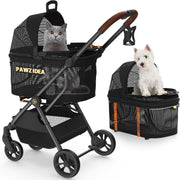 4 in 1 Pet Stroller Dog  Pushchair Detachable Carrier Foldable Jogger