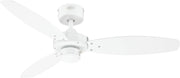 Westinghouse Jet II Ceiling Fan 105CM, White/Maple Blades, Quiet, Modern