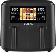 23L Air Fryer Oven Rotisserie Dual Zone Sync Cook Touch LED 10 Presets