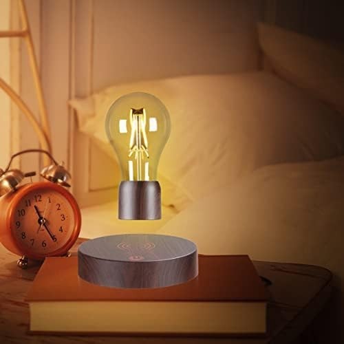 Lacquered Magnetic Levitating LED Bulb Floating Desk Lamp