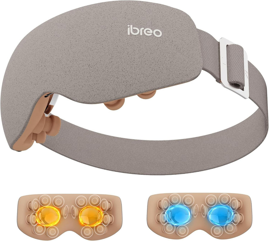 Hot & Cold Eye Massager with Vibration Bluetooth Music Lightweight Relaxer