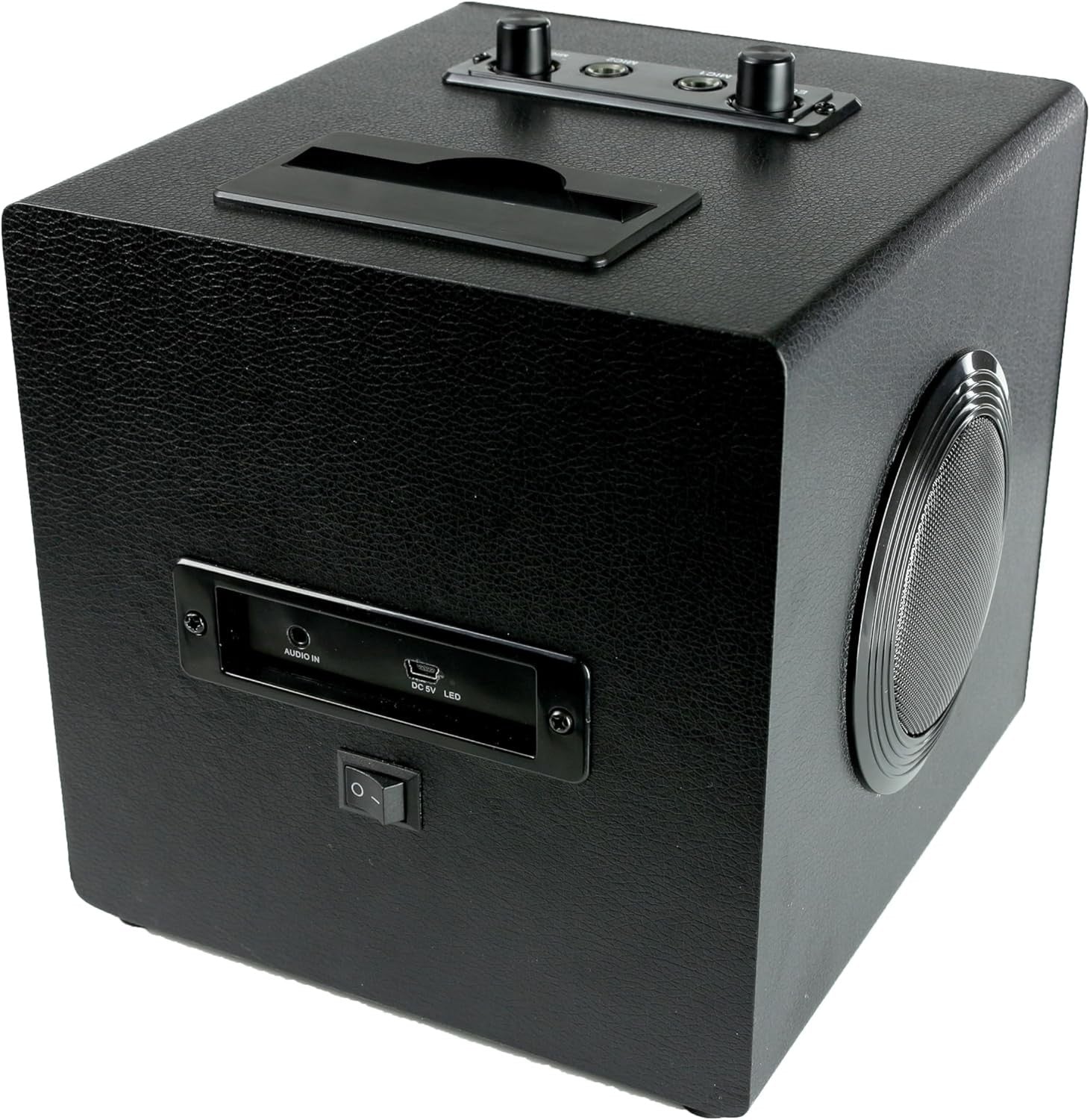 Bluetooth Karaoke Machine with 2 Mics LED Party Speaker Rechargeable