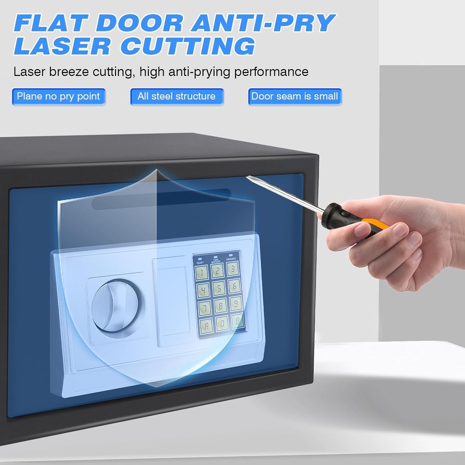 16L Digital Security Safe Box Electronic Lock Cash Jewelry Document