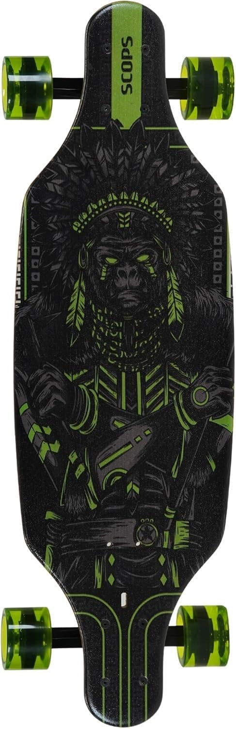 31.5" Longboard Maple/Birch/Beech Deck 70mm PU Wheels ABEC-9 The Kong