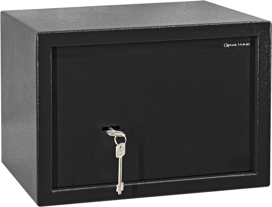 20L Steel Security Safe Box Double Key Lock Removable Shelf Home