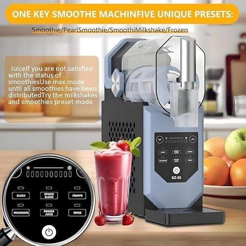 Professional Slushie Machine Soft Serve Ice Cream Maker No Ice Needed