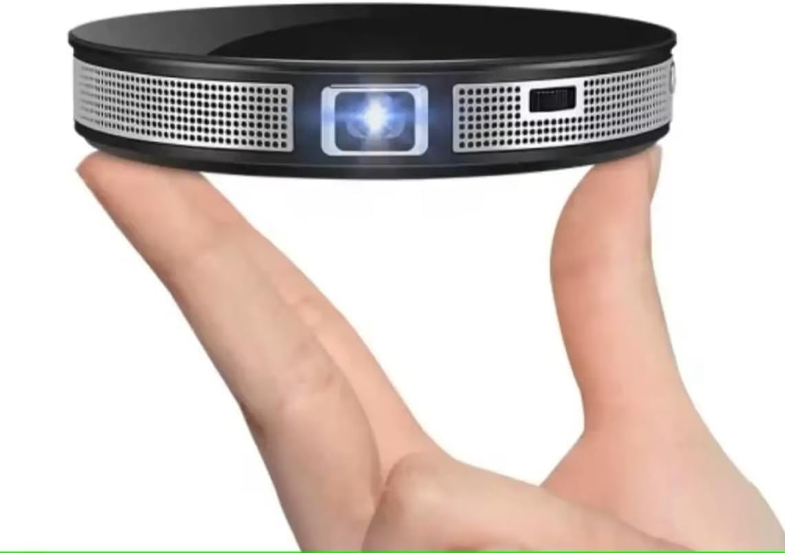 Mini 4K Portable Projector 1080P DLP Android WiFi Bluetooth Battery