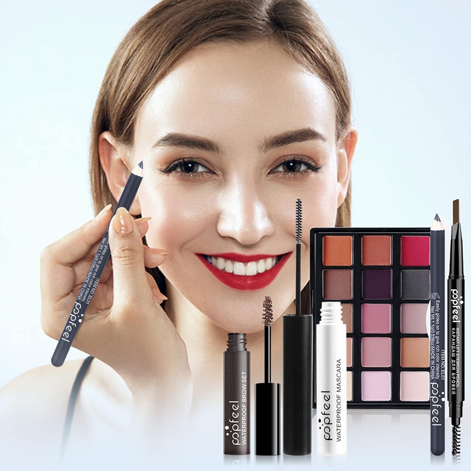 All In One Makeup Kit Full Set Foundation Palette Brushes