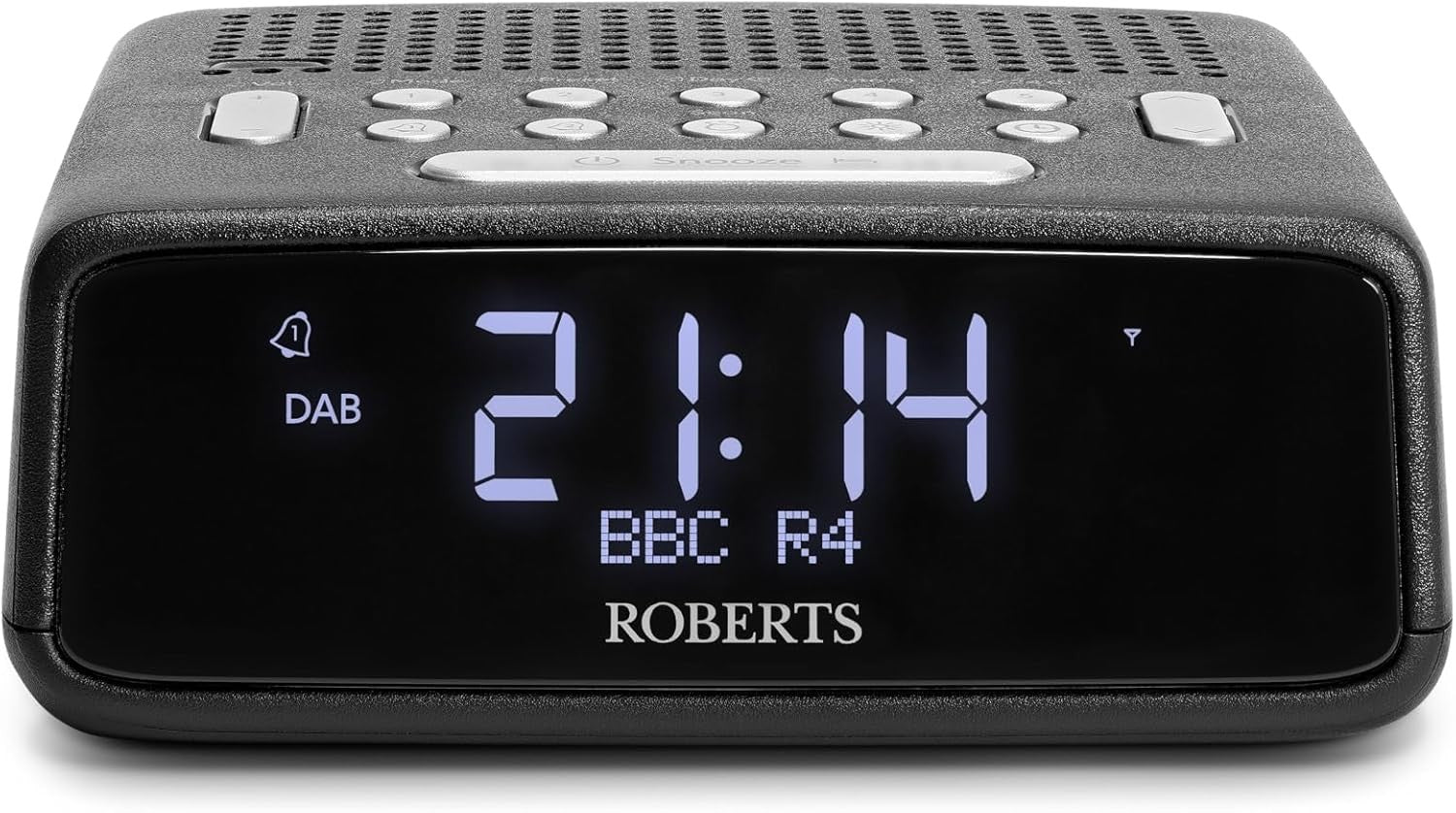 DAB Digital Clock Radio Large LCD Dual Alarms Bedside FM DAB+