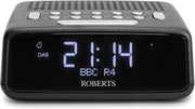 DAB Digital Clock Radio Large LCD Dual Alarms Bedside FM DAB+