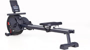 Home Rowing Machine 16-Level Magnetic Resistance Quiet Belt LCD Compact 100KG