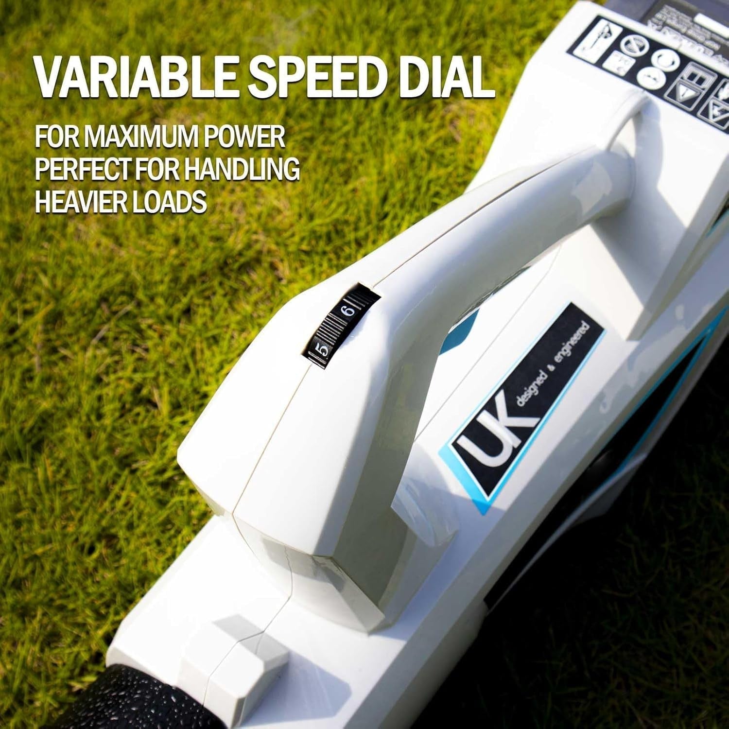 Cordless Leaf Blower 40V Electric Garden Cleaner 6 Speed Turbo Tool Only