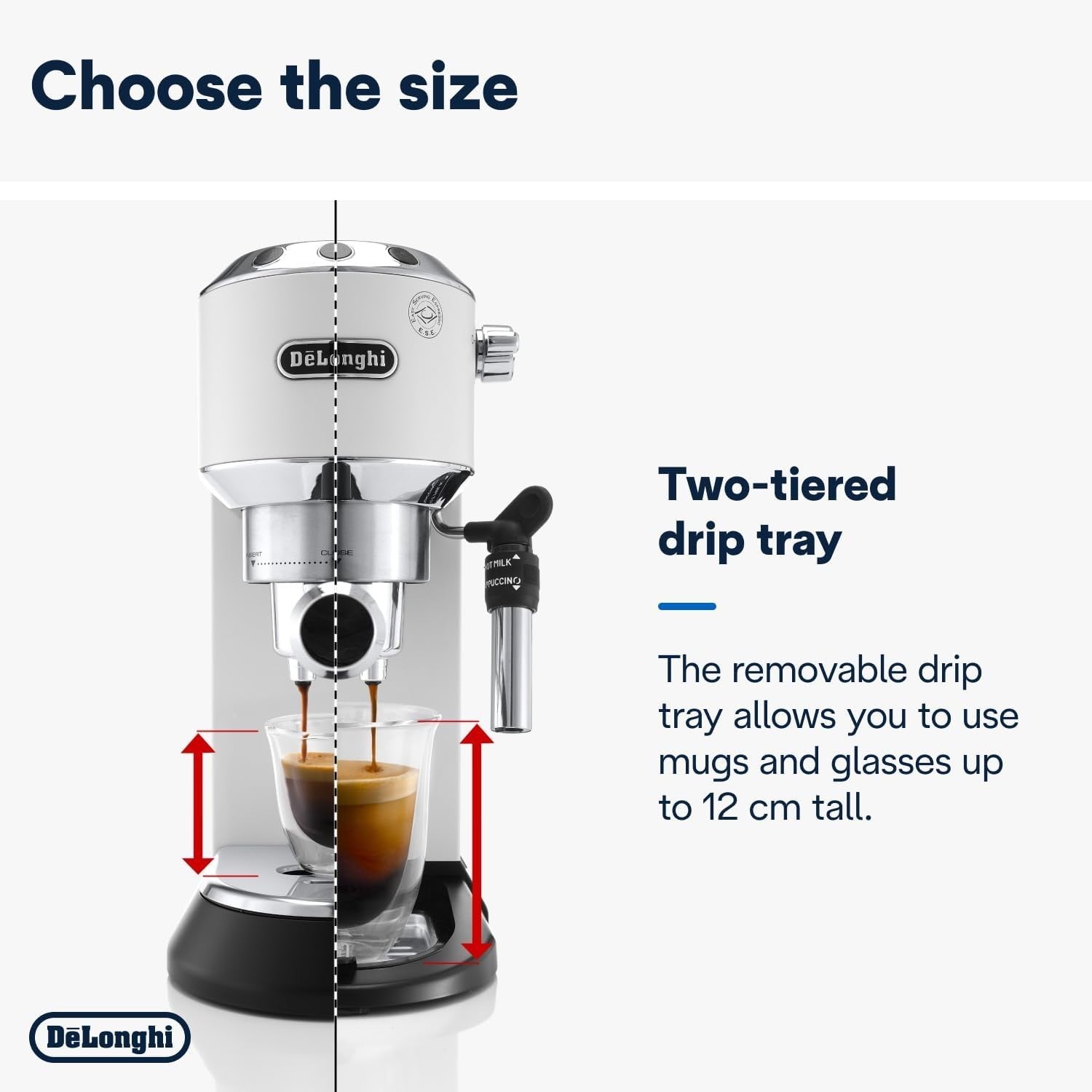 Compact Barista Espresso Machine | 1350W | Frothing Wand | 1L Tank