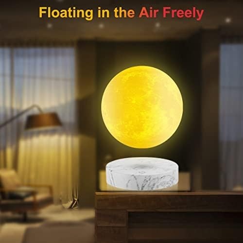 Floating Moon Lamp 3D Magnetic Levitating Light 3 Color LED