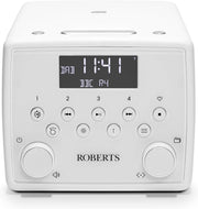 FM/DAB/DAB+ Digital Radio with Bluetooth, CD Player & Alarms – White