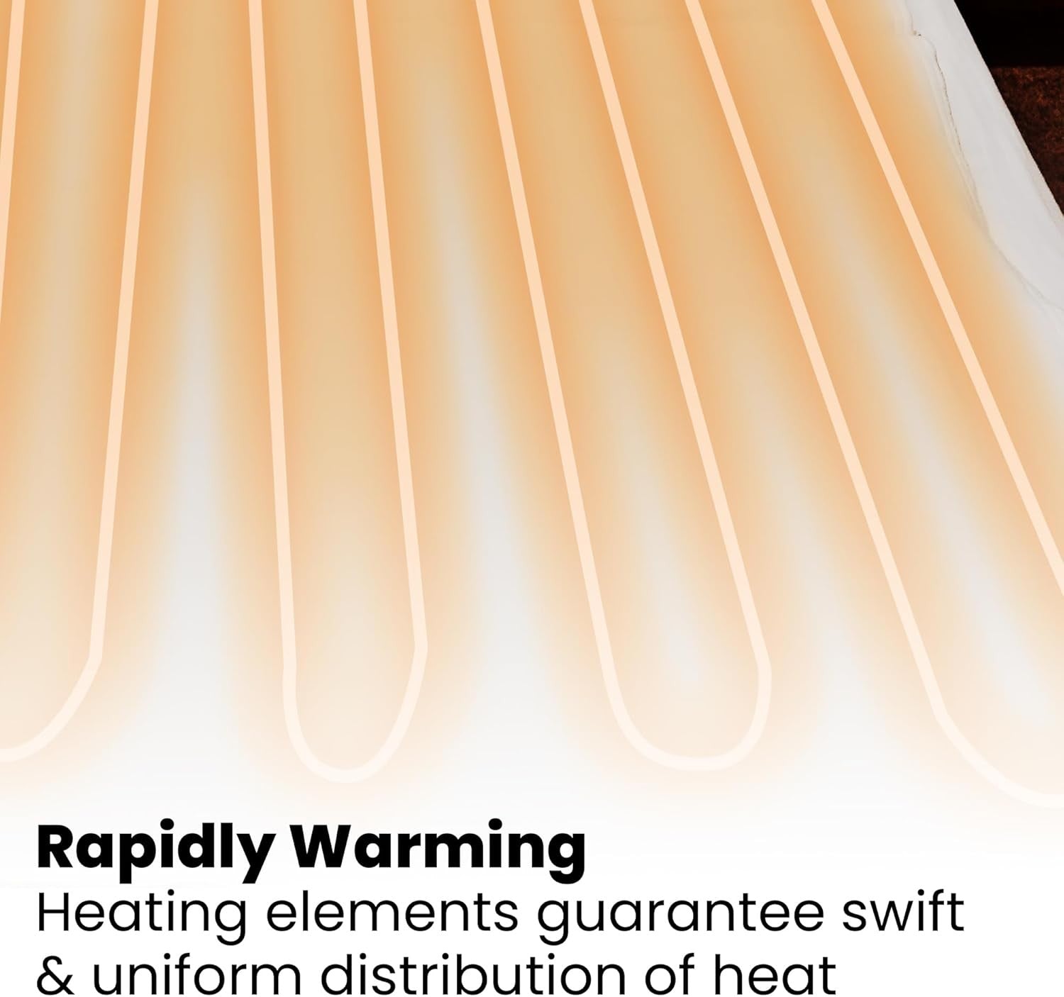 Electric Heated Blanket Double Soft Fleece 3 Heat Settings Remote Control