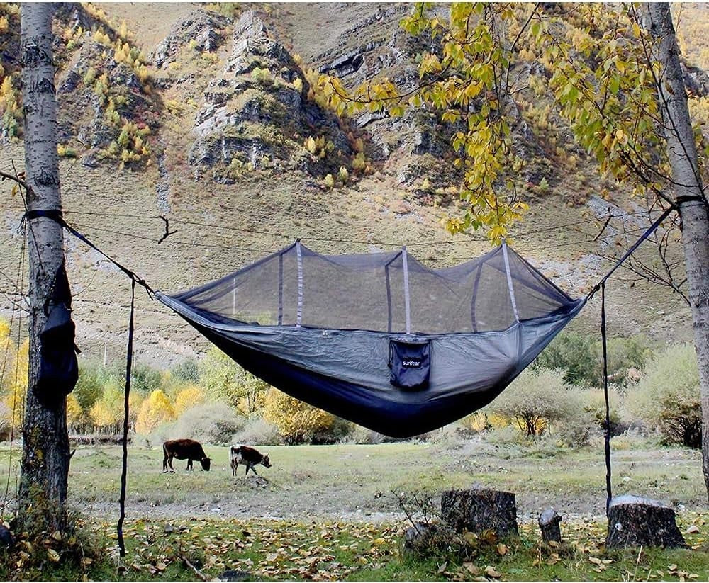 Camping Hammock with Mosquito Net | Double Outdoor Hammock Tent