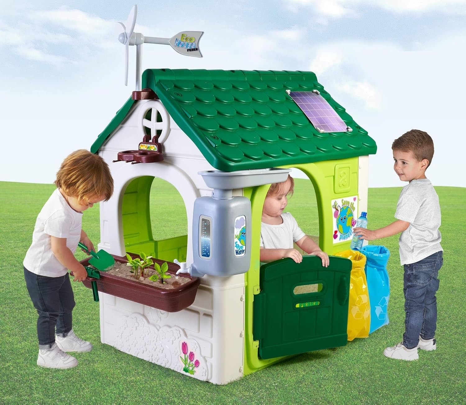 Eco Kids Playhouse Nature Learning Garden House Indoor Outdoor Age 2+