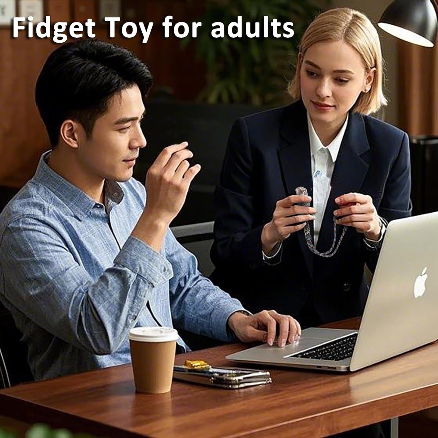 Stainless Steel Fidget Slider Smooth Stress Relief Desk EDC Toy