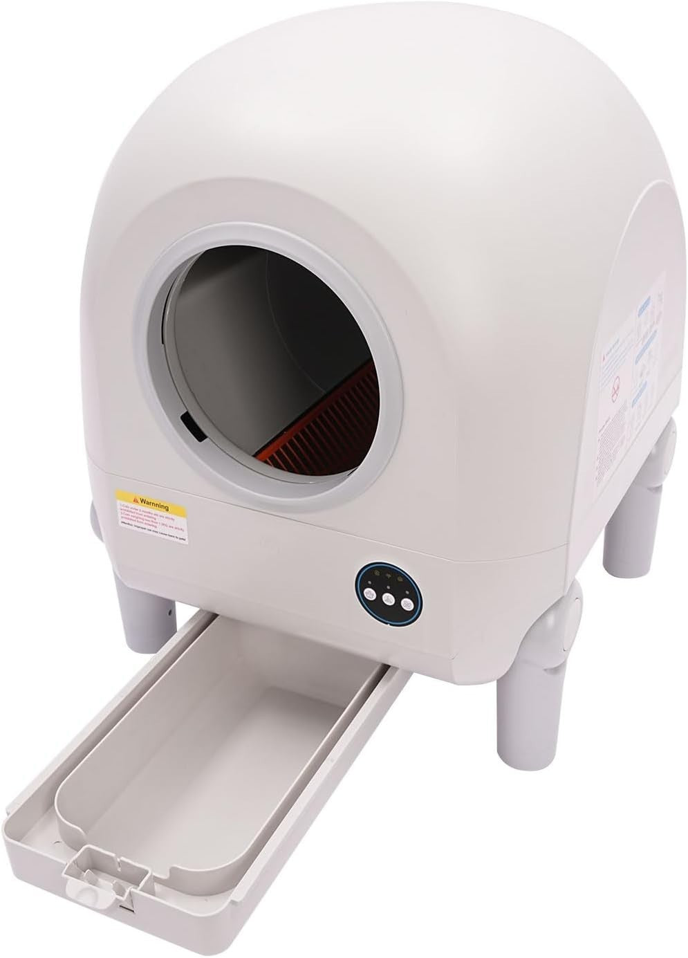 Self Cleaning Cat Litter Box APP Control 68L Smart Odor Control