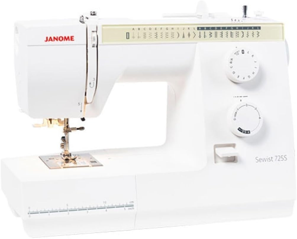 25 Stitch Sewing Machine One Step Buttonhole Needle Threader