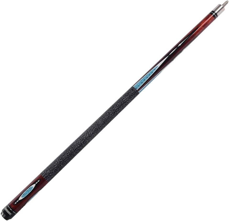 58” Maple Pool Cue 11.5mm Tip Irish Linen Wrap 1/2 Joint 19oz