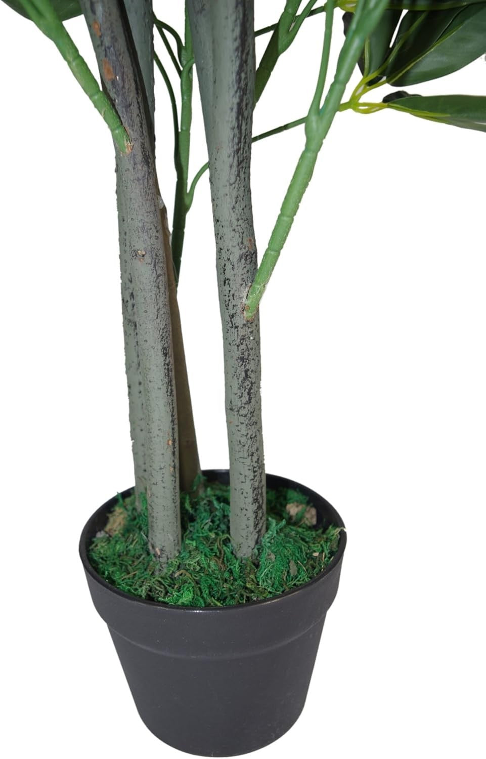 95cm Dark Green Ficus Artificial Tree Realistic Indoor Home Office Decoration