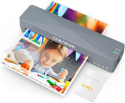 A4 Laminator Hot Cold Fast Warm Up Anti Jam Compact + 10 Pouches