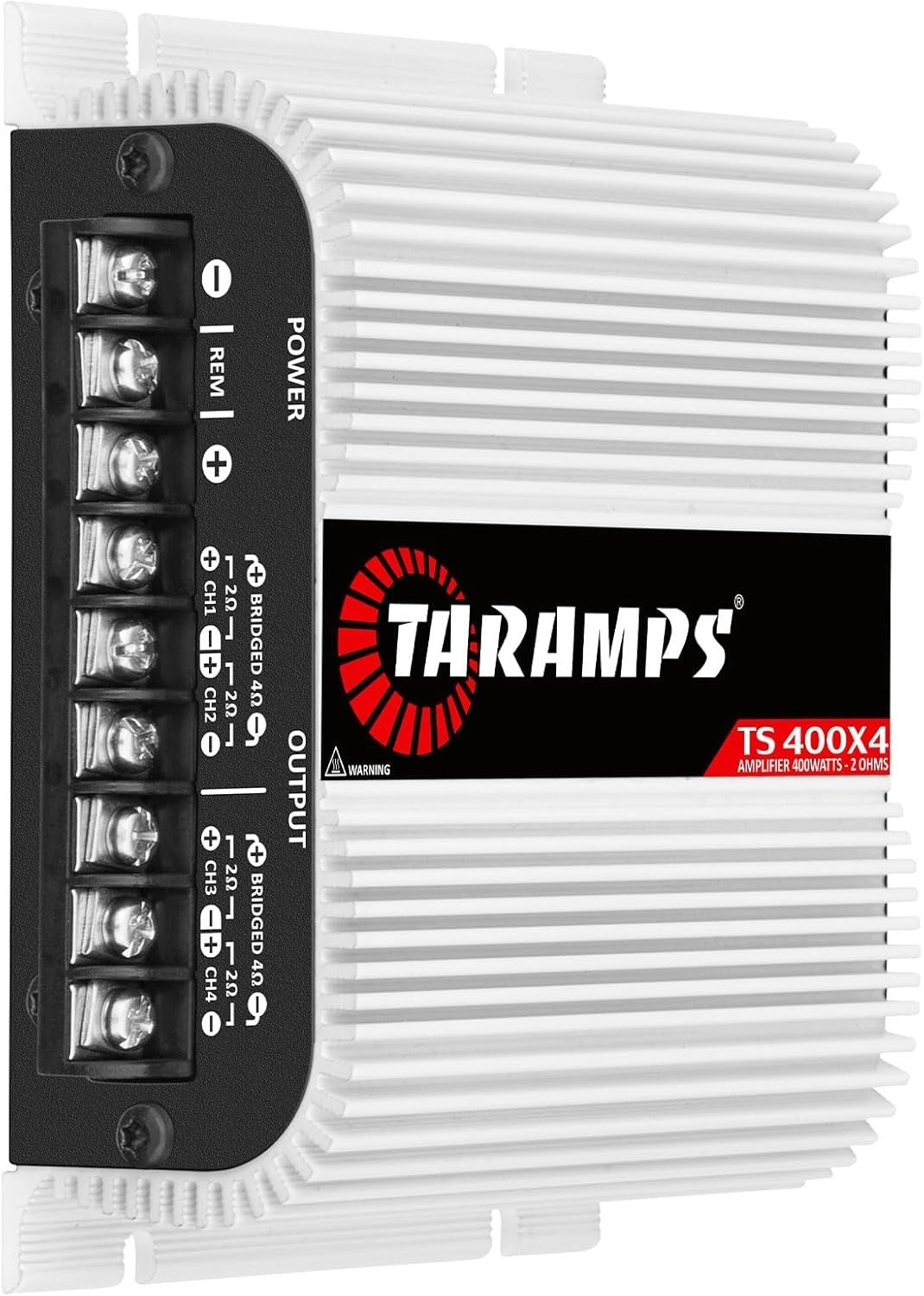 400W 4-Channel Full-Range Car Audio Amplifier Class D RCA Input
