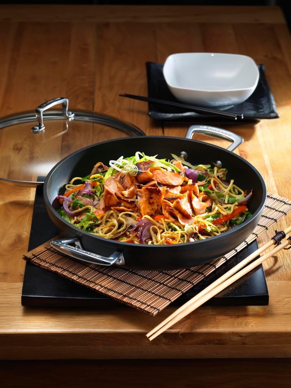 30cm Toughened Non Stick Casserole with Glass Lid – Oven & Induction Safe