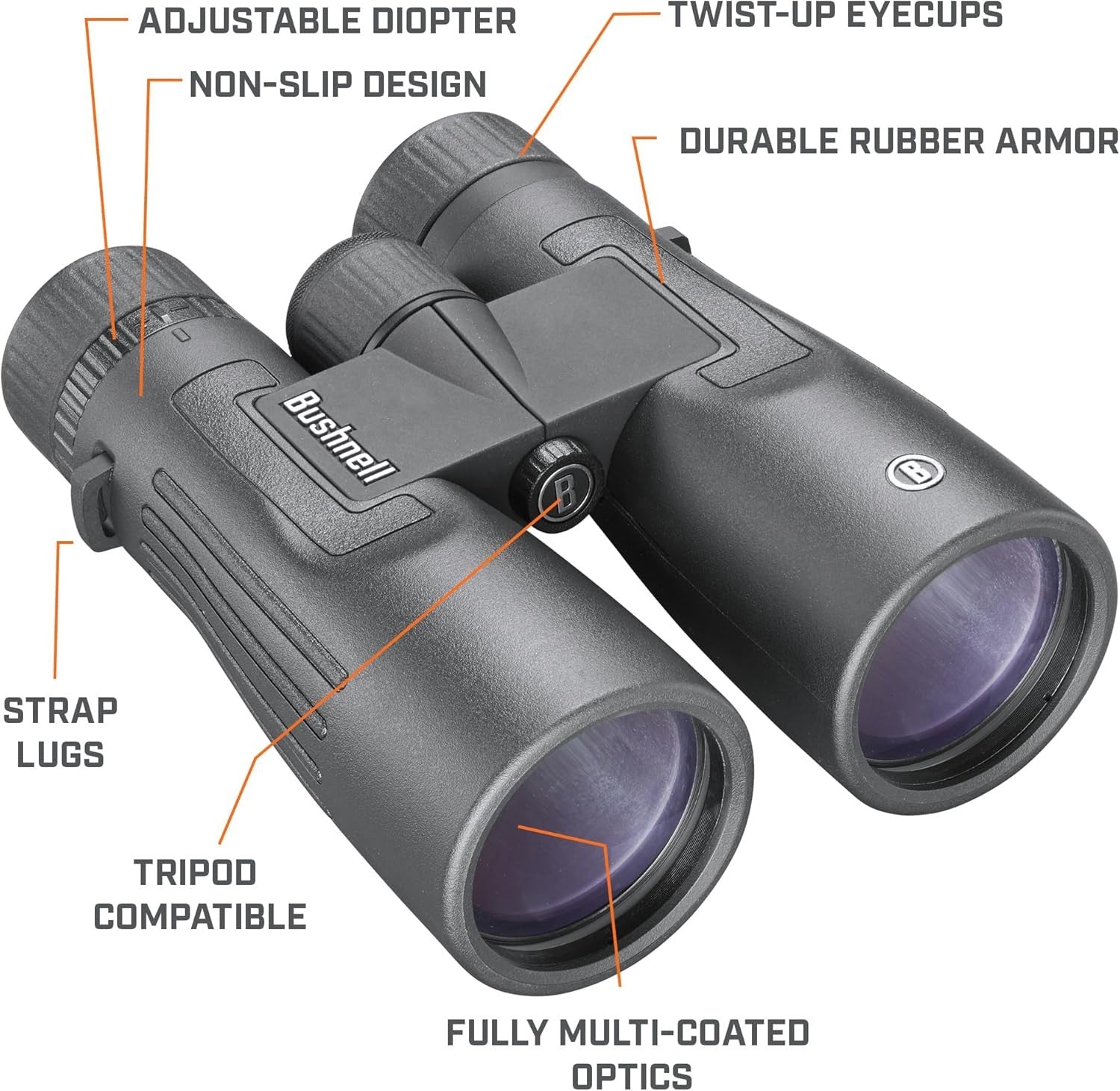 10x50 HD Waterproof Binoculars Multi-Coated Optics Wide View Outdoor Use