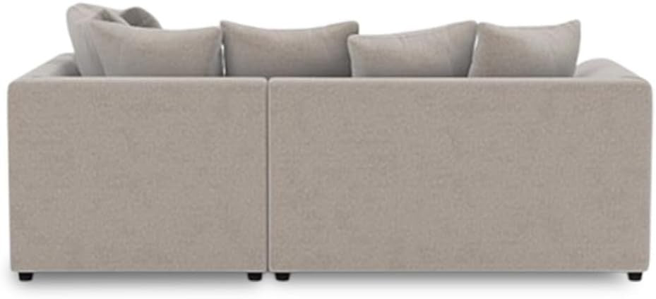 Cream L Shaped 4 Seater Modular Sofa – Space-Saving Right Hand Corner Couch