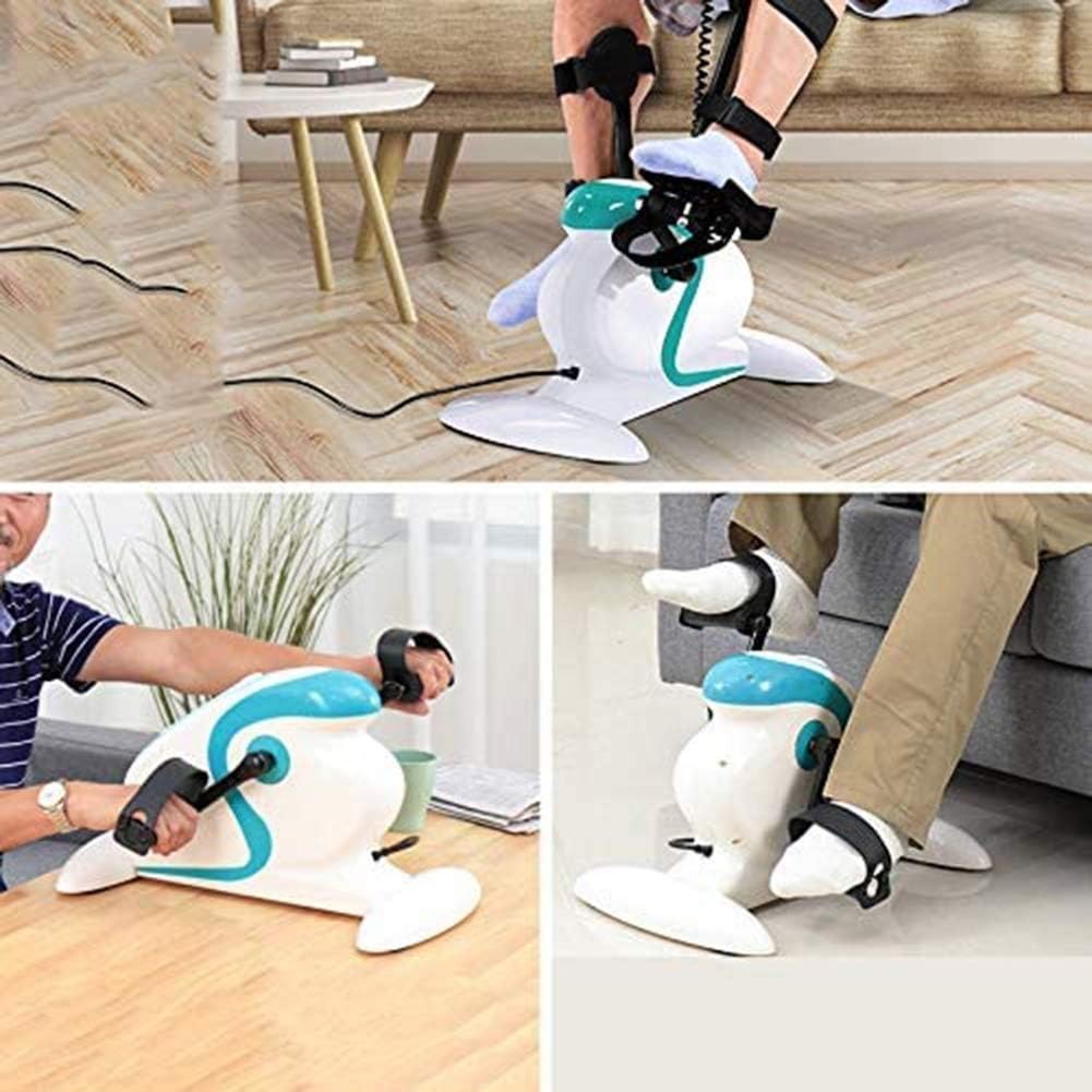 Motorised Mini Pedal Trainer 12 Speed Quiet Rehab Arm Leg Cycle