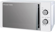20L 800W White Solo Microwave Manual Timer Defrost Easy Clean