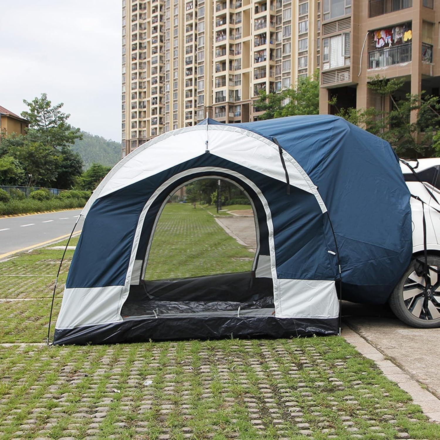 Double Layer Waterproof 3–4 Person Camping Tent Outdoor Tailgate