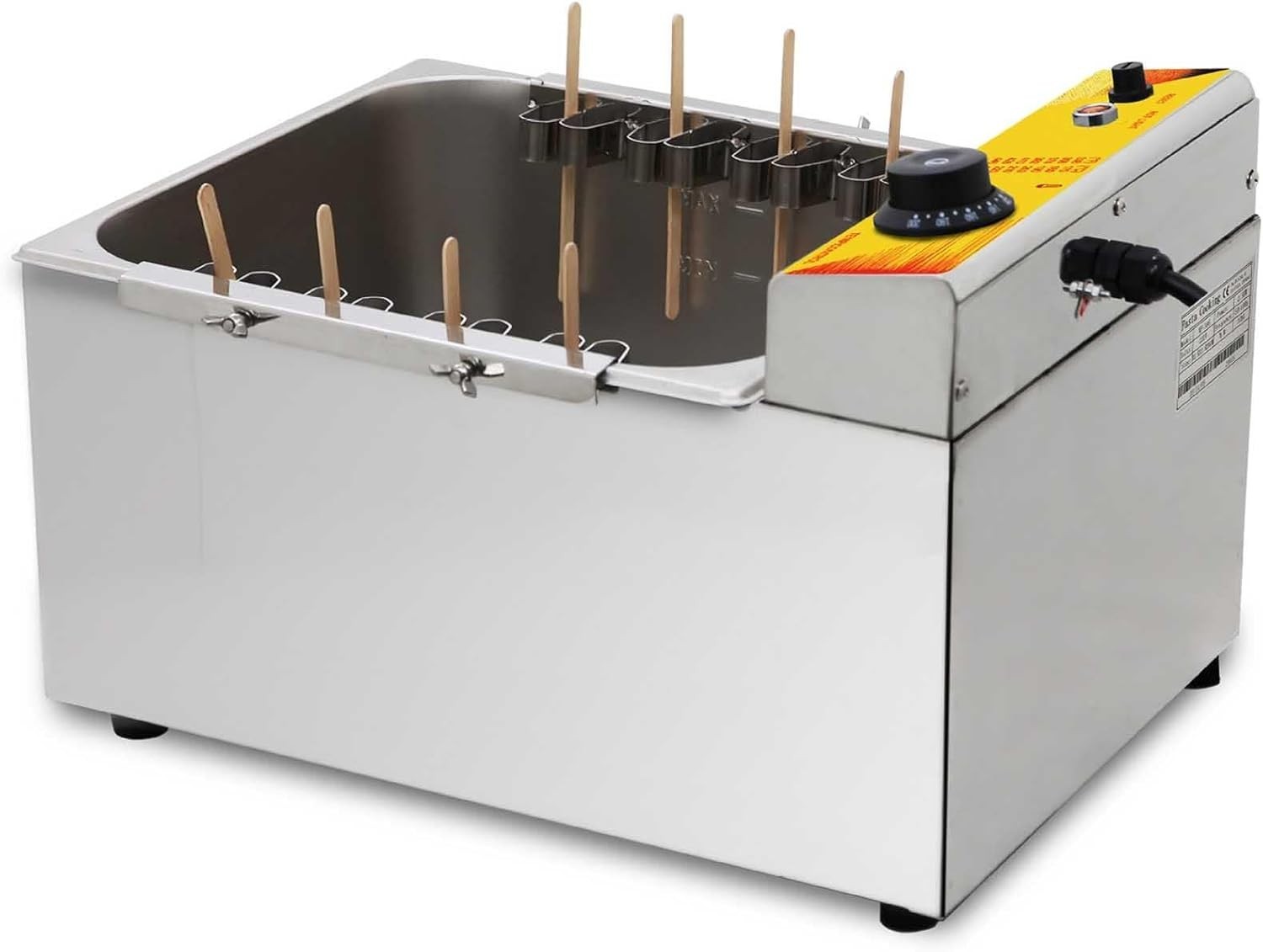 1900W Commercial Corn Dog Deep Fryer 12L Electric Stainless Steel