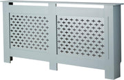 Grey Radiator Cover Extra Large 172cm Wooden Cabinet with Shelf