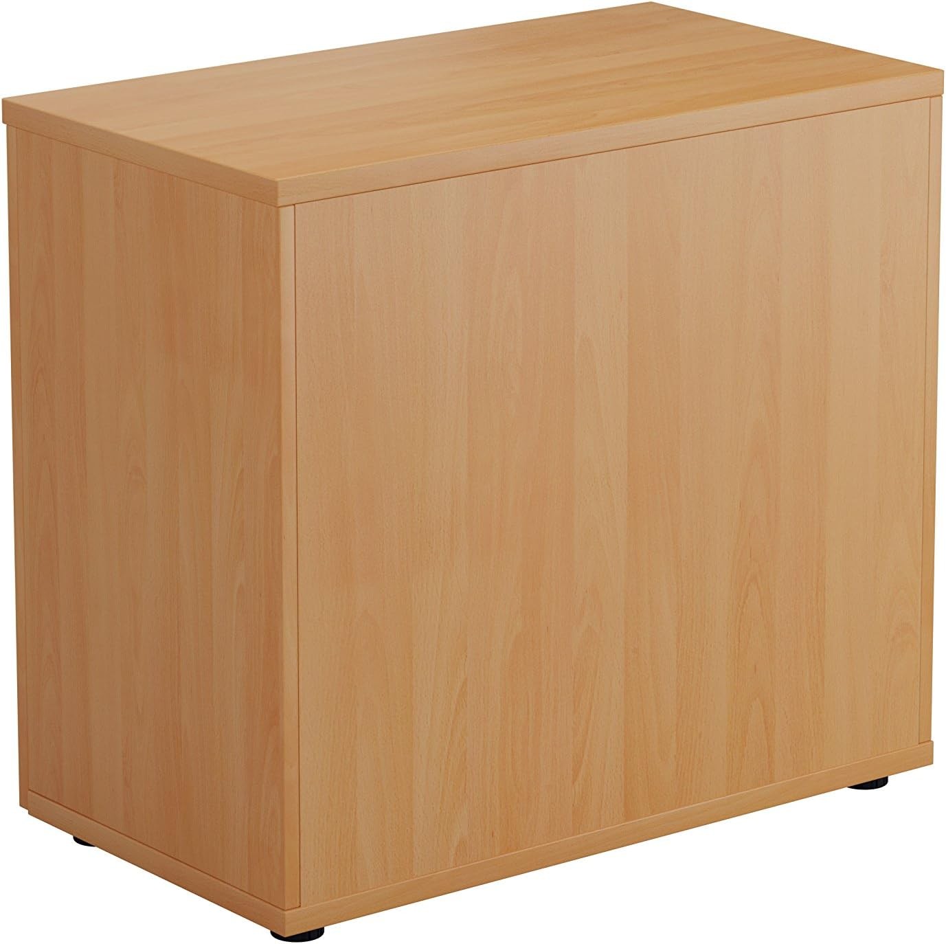 Beech Lockable Office Cupboard Heavy Duty Storage Cabinet Adjustable Shelf