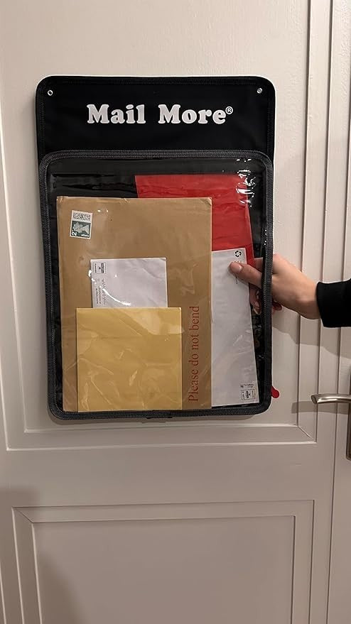 Letter Box Catcher for Front Door – Lockable, Draught Proof, Easy Zip Access