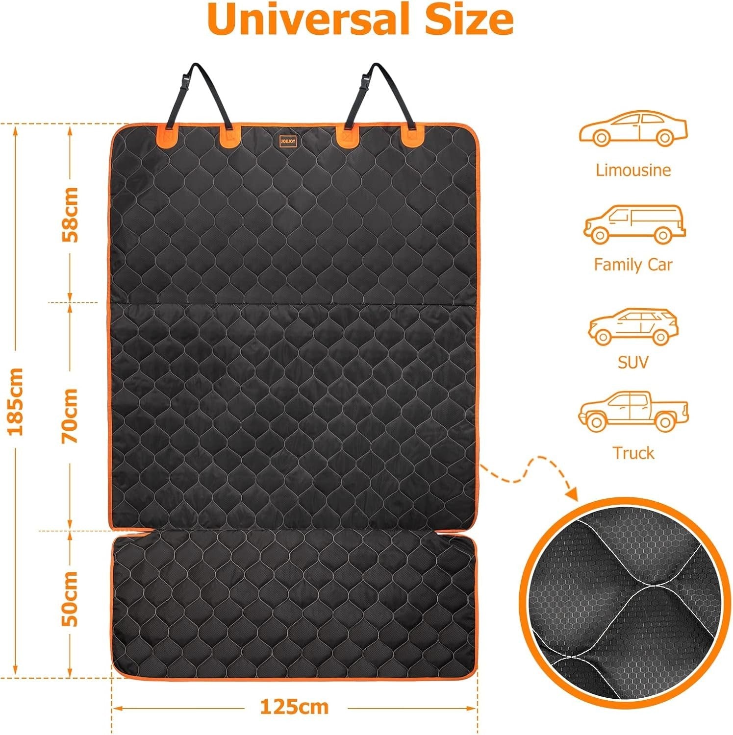 Waterproof Dog Car Boot Liner SUV Trunk Protector Non Slip Cover