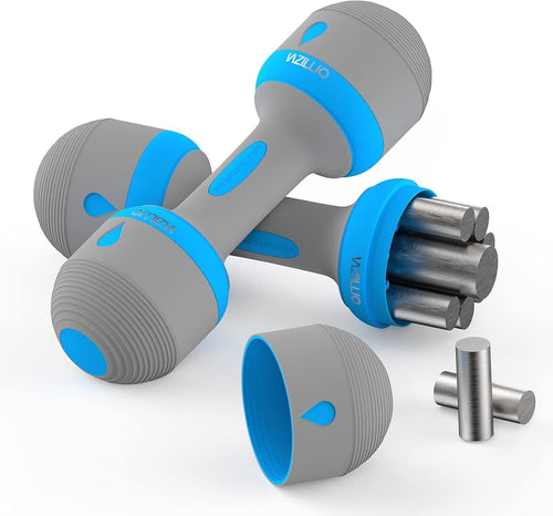 3-in-1 Adjustable Dumbbell Set Pair 2–5kg Non-Slip Neoprene Fitness