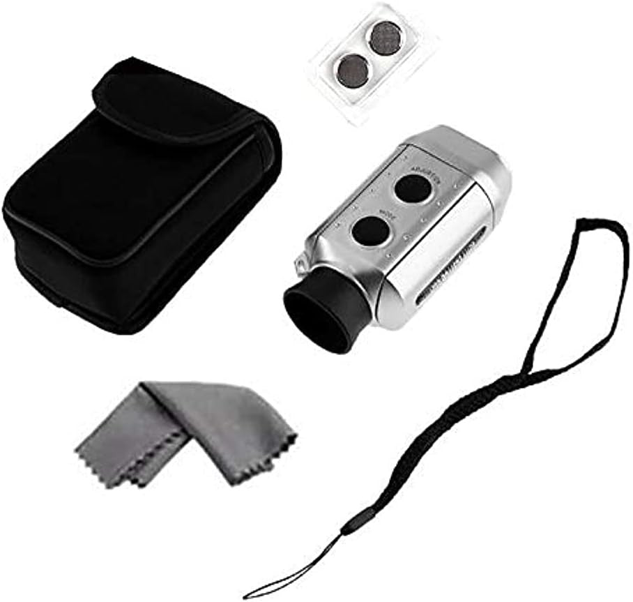 Golf Rangefinder 6X Magnification LCD Touch USB Rechargeable Slope Flag Lock